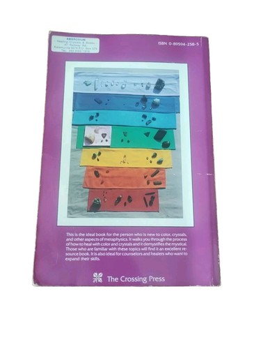 Color and Crystals: A Journey Through the Chakras Joy Gardner Softcover Book - Picture 2 of 3