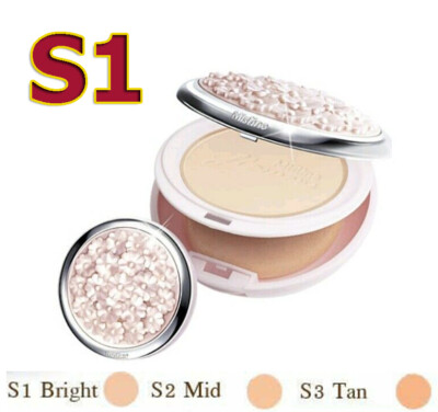 Mistine Flowers BB Powder Foundation Clear Oil Wrinkle Prevention SPF 25PA++ #S1