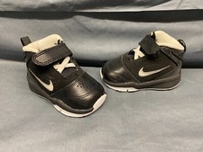 Nike Team Hustle D 5 TD Sneakers Black/White Toddlers Size 3 NWOB