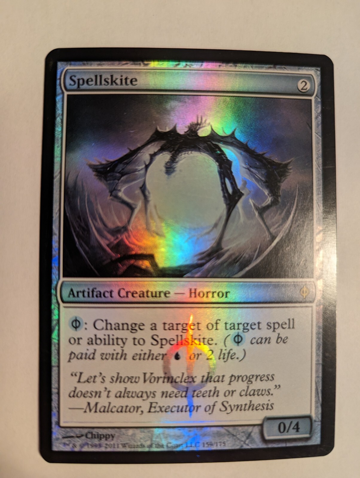 1x FOIL Spellskite NM - MTG Magic New Phyrexia x1