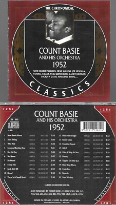 COUNT BASIE-1952-CLASSICS CD-JUST REISSUED LONG OUT OF PRINT-NEW SEALED