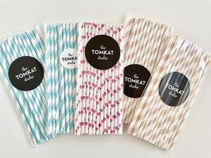 The TOMKAT Studio Paper Straws