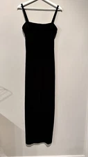 Vintage Y2K Jump Apparel Maxi party Cocktail dress Women Stretch Sz 13/14 Gown
