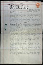 1896 Indentured Deed, House on the Parade, Maltravers Street, Arundel; Holmes
