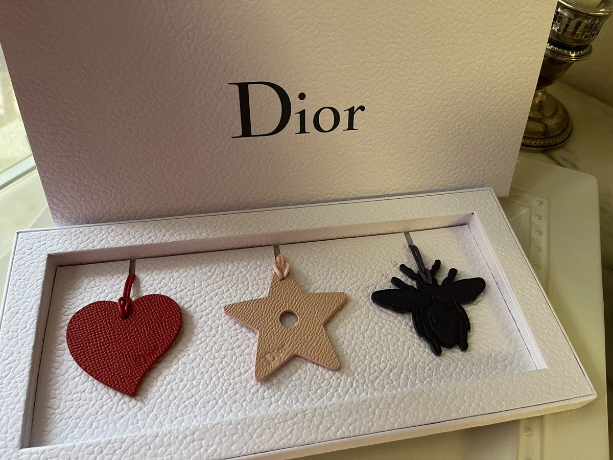 dior leather charms