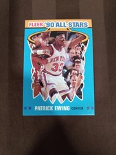 1990-91 Fleer All-Stars Patrick Ewing #12 New York Knicks