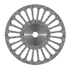 Euro Diamond Disk Flex DoubleSided Medium Mounted 0.20mm D405F-220-M 1Pk