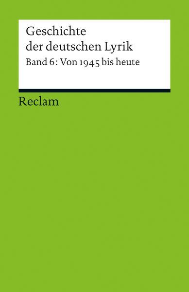 Thumbnail - Geschichte Der Deutschen Lyrik