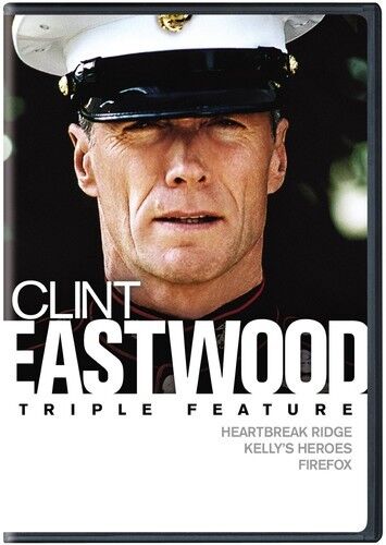 Clint Eastwood Triple Feature: Heartbreak Ridge / Kelly's Heroes / Firefox [New - Afbeelding 1 van 1