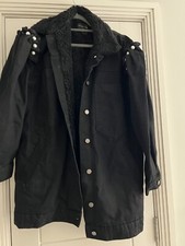 Mother Of Pearl Black Denim Jacket New Medium