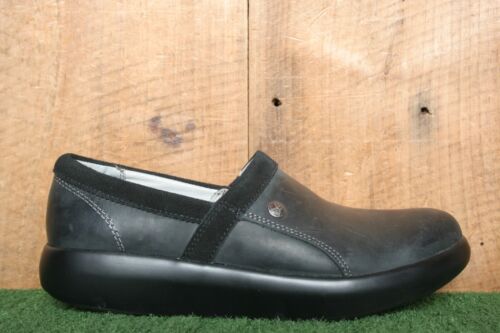 ALEGRIA 'Emry' Oiled Black Leather Rocker Bottom Nursing Shoes EUR 40 ≈ US 9.5 - Picture 1 of 10