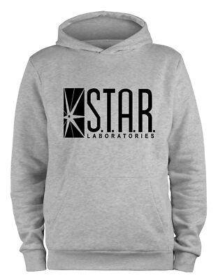 Styletex23 Kapuzenpullover Herren Star Laboratories Labs Logo, The Flash
