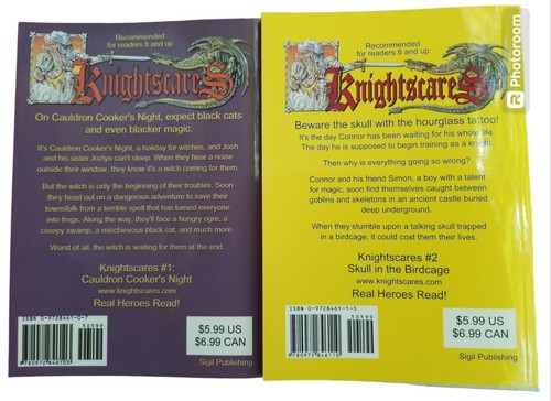 Knightscares Book 1,2 Cauldron Cookers Night Skull In The Birdcage David Anthony - Bild 2 von 6