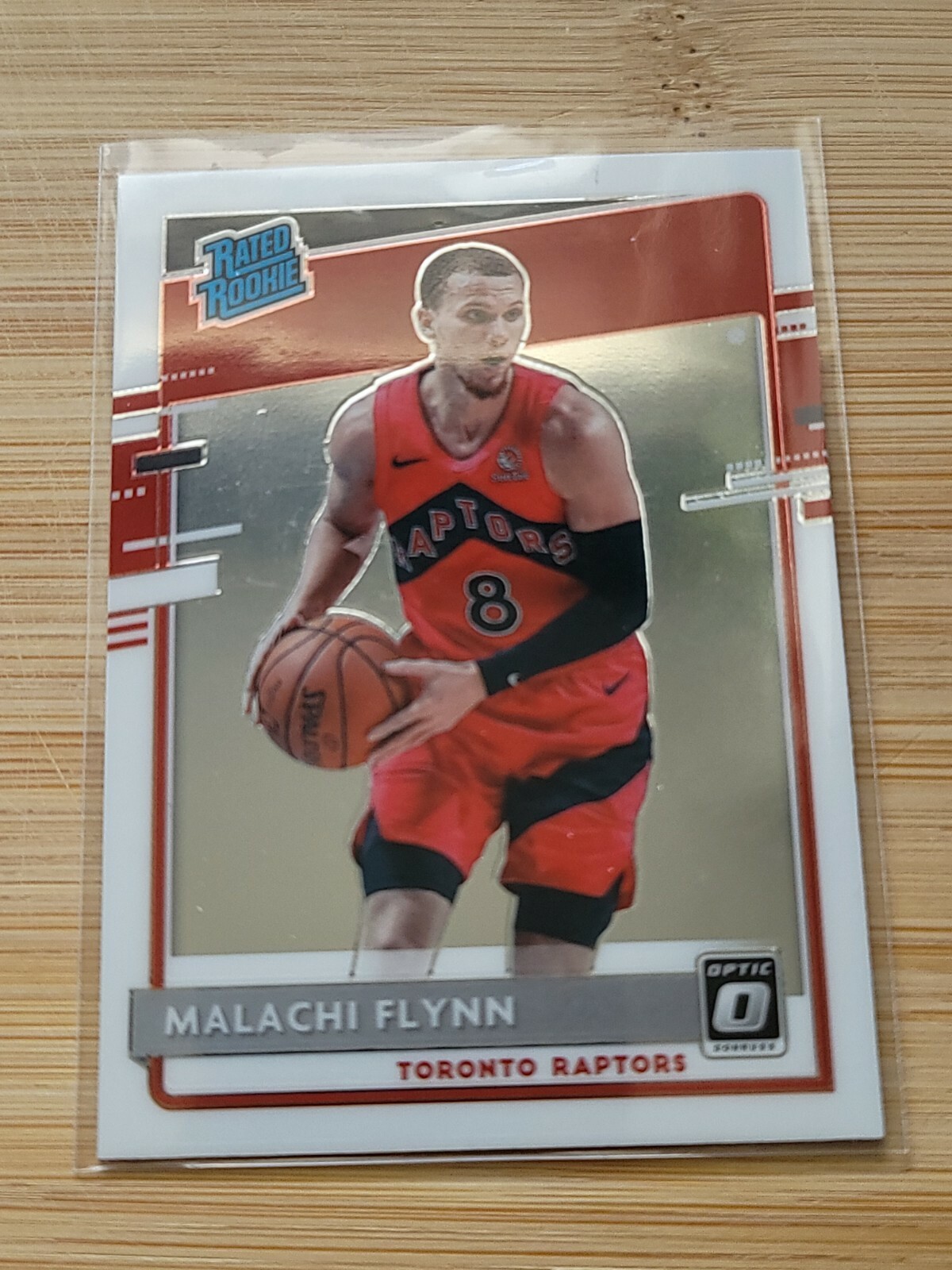 2020-21 Donruss Optic Malachi Flynn Rated Rookie Silver #179 Raptors