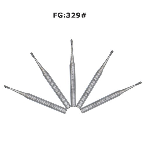 Dental Tungsten Carbide Steel Burs FG Drills Round Pear Taper Fissure Cutter - Picture 134 of 328