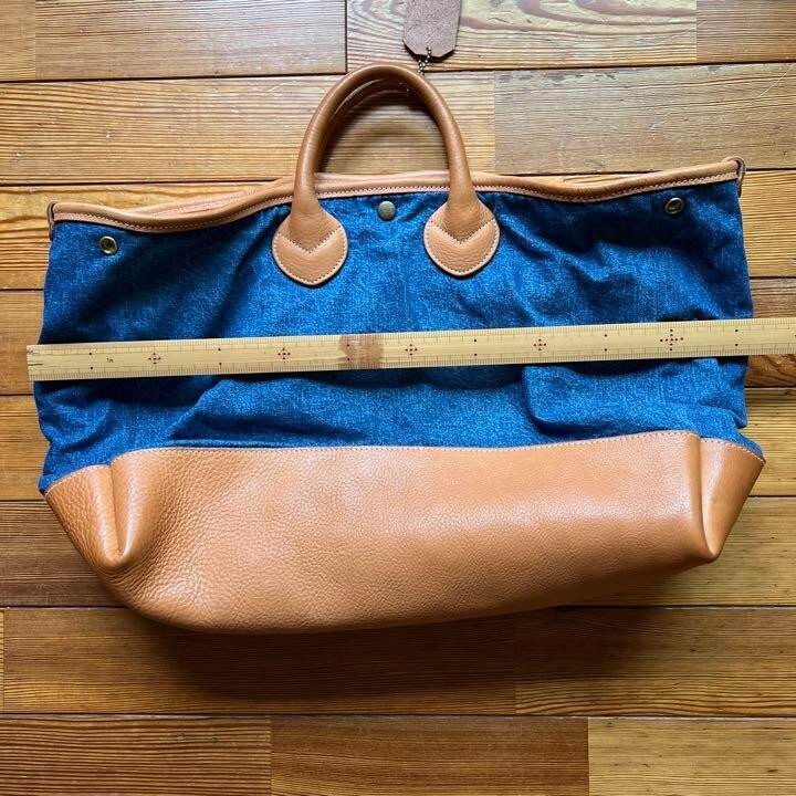DENHAM X THE SUPERIOR LABOR LEATHER BAG