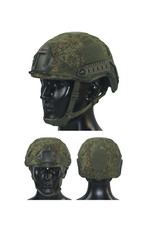 Rusia RÁPIDO Táctico Camuflaje Casco Cubierta Protección IR EM Ruina Multitipo
