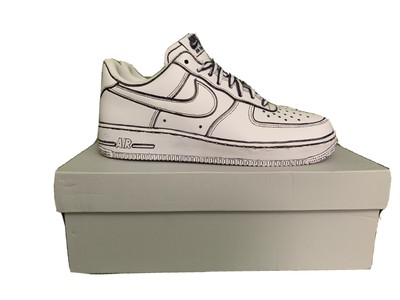 white air force 1 cartoon