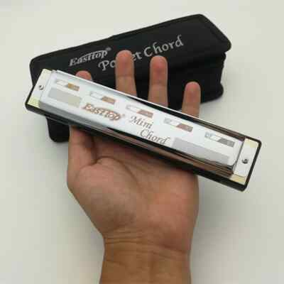 EASTTOP Mini Chord Harmonica Senior Professional Pocket Chord Harp Mouth Organ