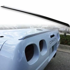 Fyralip Round Style Trunk Lip Spoiler For Chevrolet Corvette C4 Painted Black 41