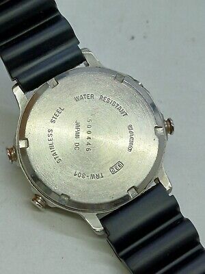 RARE VINTAGE CASIO 932 TRW-301 YACHT TIMER WATCH MEN,S STEEL RARE VINTAGE CASIO 932 TRW-301 YACHT TIMER WATCH MEN,S STEEL