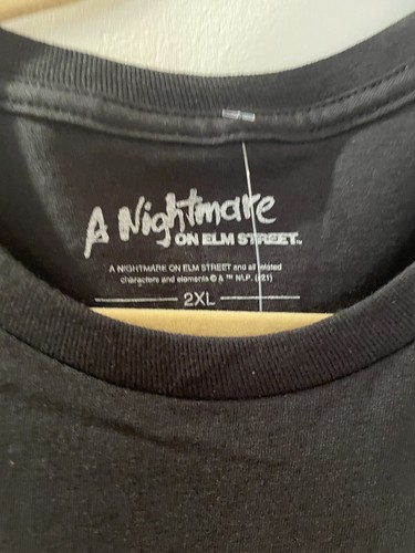 NWT A Nightmare on Elm Street Black TShirt Sz 2XL Freddy Krueger Movie Shirt SS - Picture 3 of 6