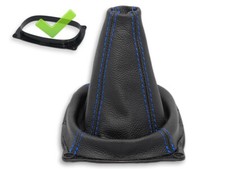 SCHALTMANSCHETTE FUR HYUNDAI SANTA FE 2001-2006 SCHALTSACK NAHT BLAU + RAHMEN