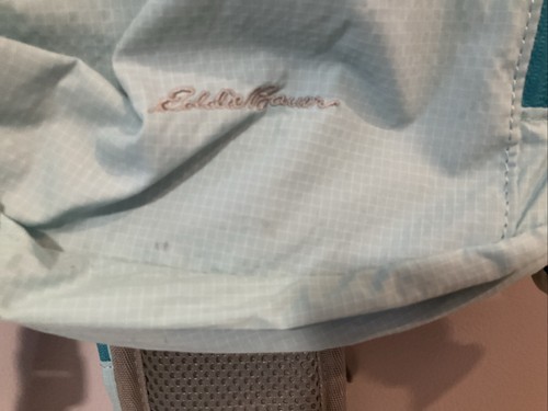 Eddie Bauer Blue Sling Backpack, Adjustable Strap Multiple Pockets - Picture 3 of 18