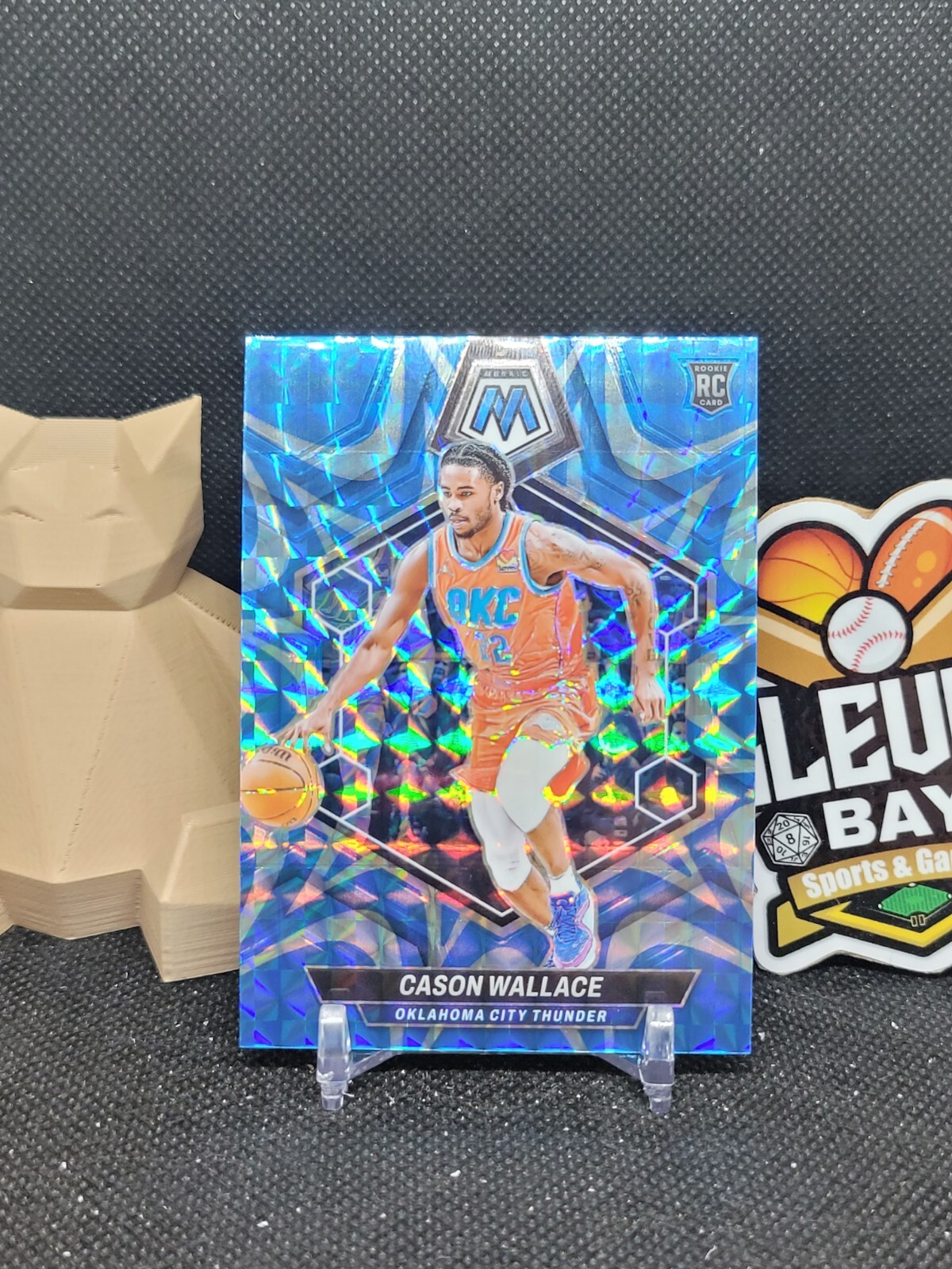 Cason Wallace 2023-24 Mosaic Reactive Blue Mosaic RC #218 (CBR)