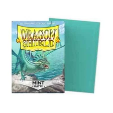 Dragon Shield Matte Mint Sleeves 100ct - Standard Size - MTG Pokémon TCG