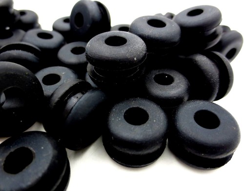 7/16" Hole Fit Rubber Grommet Wiring Bushing For 1/8" Thick Panel, Has 3/16" ID - Picture 9 of 12