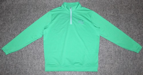 PETER MILLAR GOLF PERTH 1/4 ZIP PULLOVER + GLENBROOK CLUB Tahoe sz L 