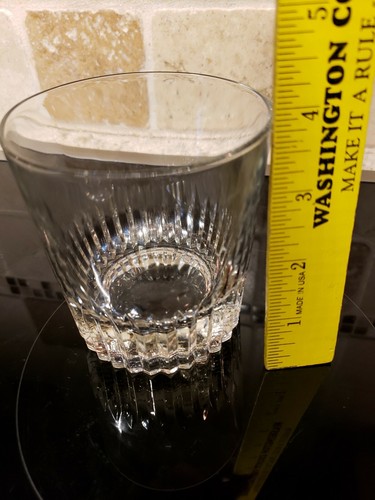 2 Crisal Crystal Cut Glass~10 oz. Old Fashioned Whiskey Glasses~Portugal (TS) - Picture 2 of 5