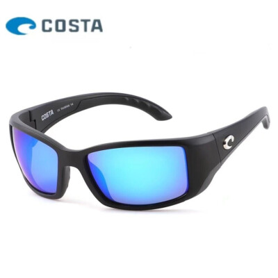 Brand New Costa Del Mar BLACKFIN Black, Blue 580P Sunglasses - Free Shipping