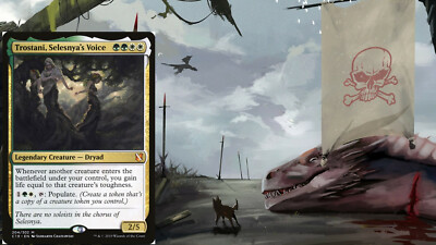 Trostani Selesnya's Voice Selesnya G/W Populate Commander EDH Deck  Pre-Built MTG | eBay