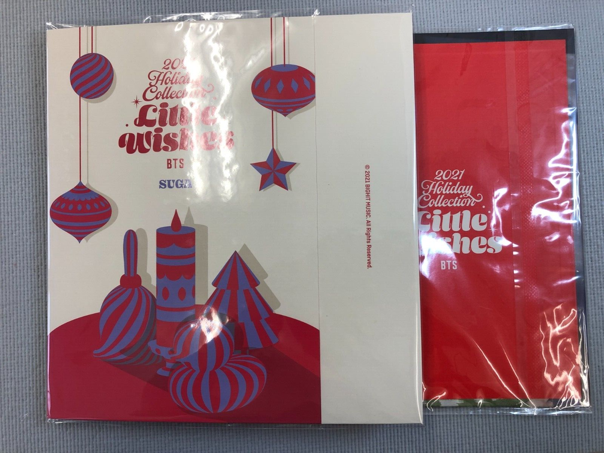 BTS 2021 HOLIDAY COLLECTION LITTLE WISHES 3 Sided Stand Photo