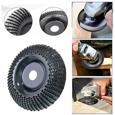 Grinder Wheel Disc 4 Inch Wood Shaping Wheel, Wood Grinding Shaping Disk for Ang
