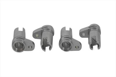 Replica tappet block 4 piece set for Harley 1957-1984 in polished finish - Picture 1 of 2