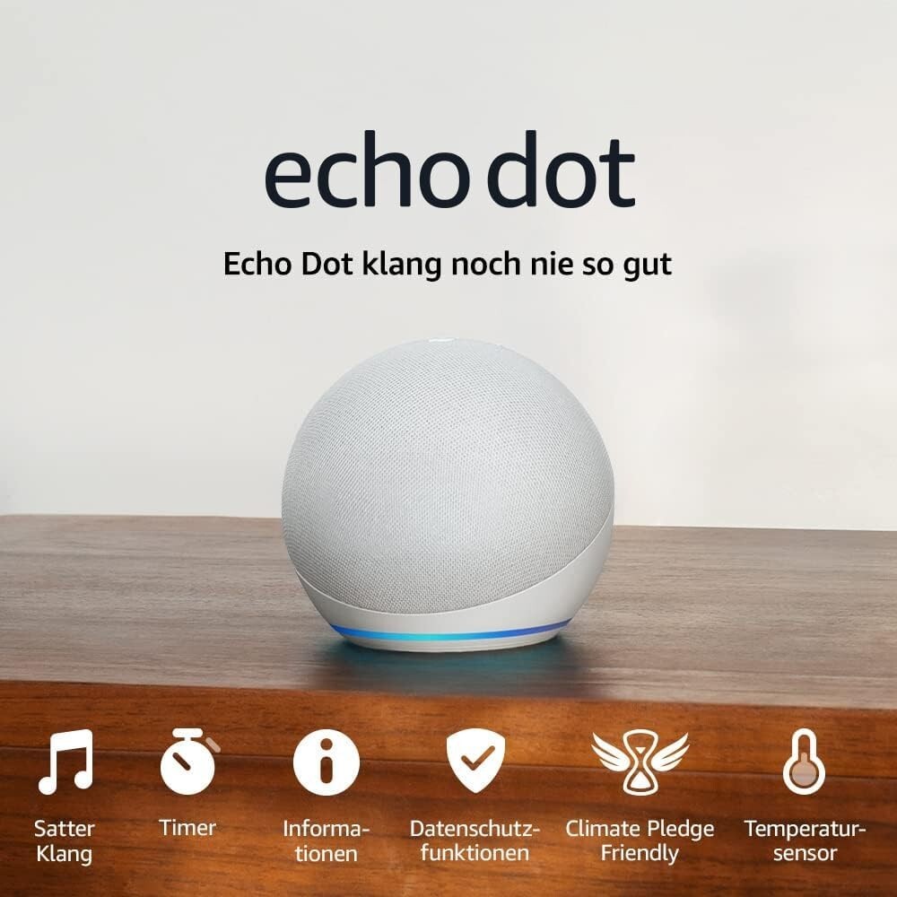 Thumbnail - Amazon Echo Dot 5. Gen Smart Lautsprecher - Weiß - Neu - Versand Am