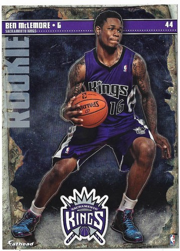 BEN McLEMORE FATHEAD TRADEABLES SACRAMENTO KINGS KANSAS JAYHAWKS RC 2013-14 #44 - 第 1/9 張圖片