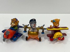 1989 Vintage McDonalds Happy Meal Diecast Talespin Tailspin Toys Lot of 3 Disney