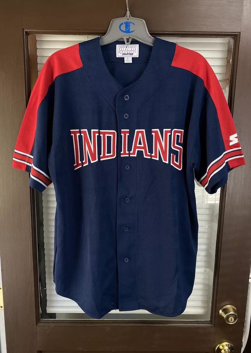 Vintage Cleveland Indians Jersey by Starter L