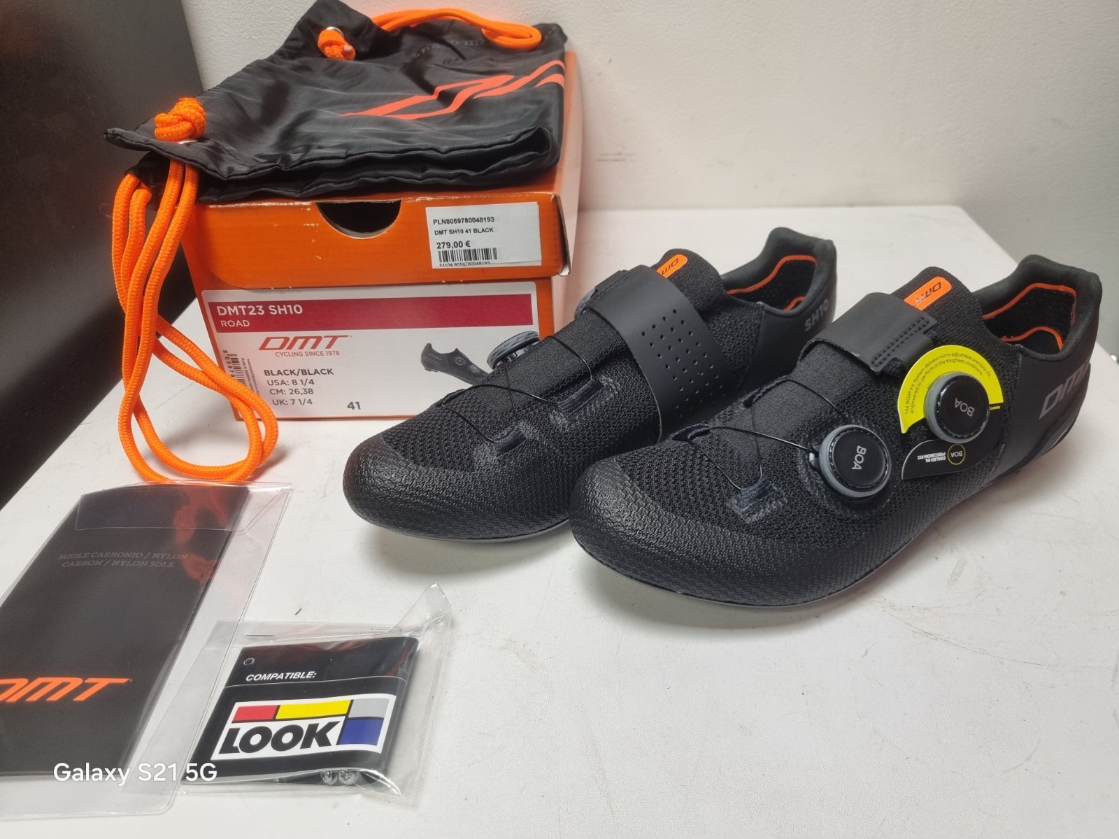 Chaussures de vélo DMT SH10 noires 41 pour vos sorties en montagne