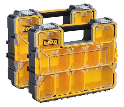 DeWalt Deep Pro Organizer Werkzeug Aufbewahrung Schraube Nagel Tassen Aufbewahrungsbox 2 Stück Pack