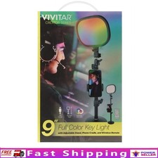 9 Inch USB LED Panel Light Remote Adjustable Vlogging Streaming Video Recording