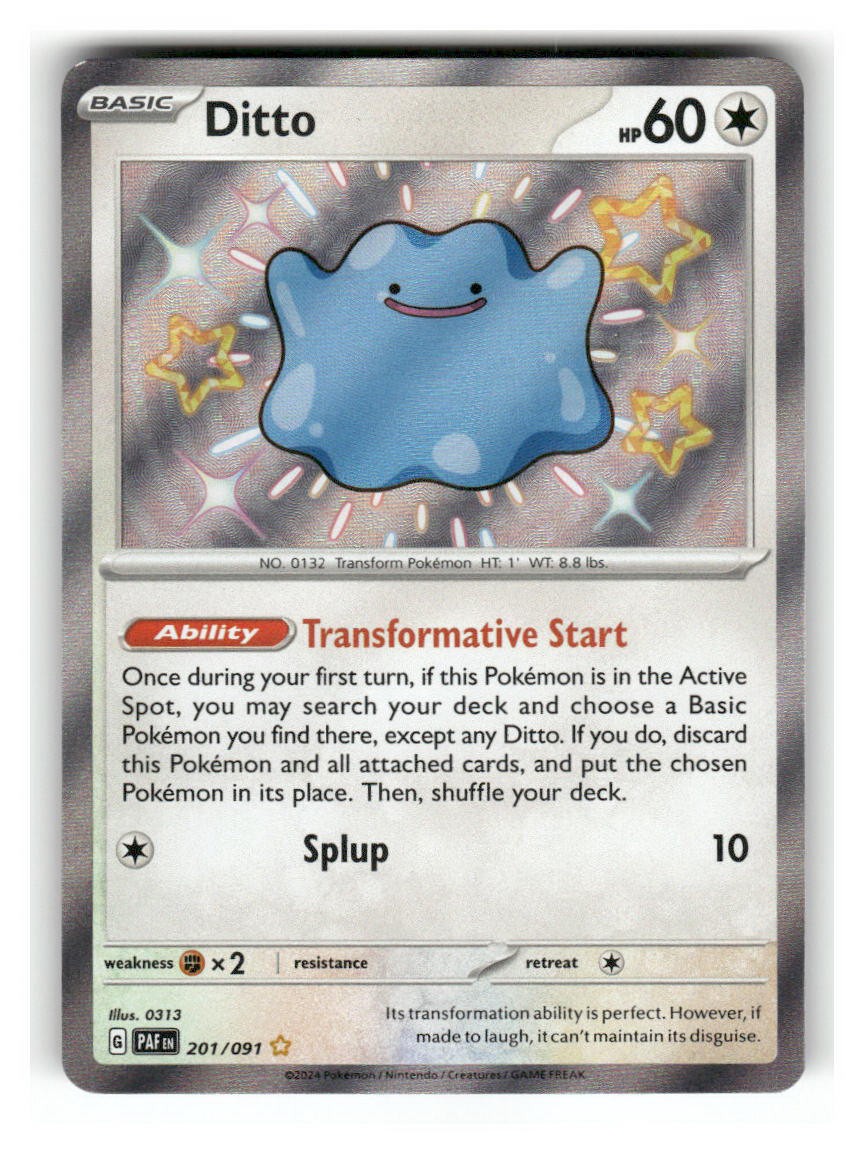 Ditto - 201/091 - LP - SV: Paldean Fates