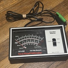 Vintage Sears Solid State Tachdwellvoltmeter Model 161.216500 No Box Vintage Sears Solid State Tachdwellvoltmeter Model 161.216500 No Box