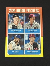 2024 Topps Heritage High Number Hudson/Wynne/Jay/Spiers Rookie #614 RC (W)