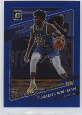 2021-22 Panini Donruss Optic Blue Prizm 34/59 James Wiseman #135 10k8