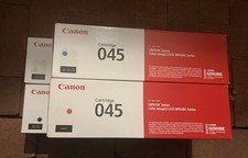 NEW OEM CANON 045 Toner Set Standard Yield Cyan Magenta Yellow Black